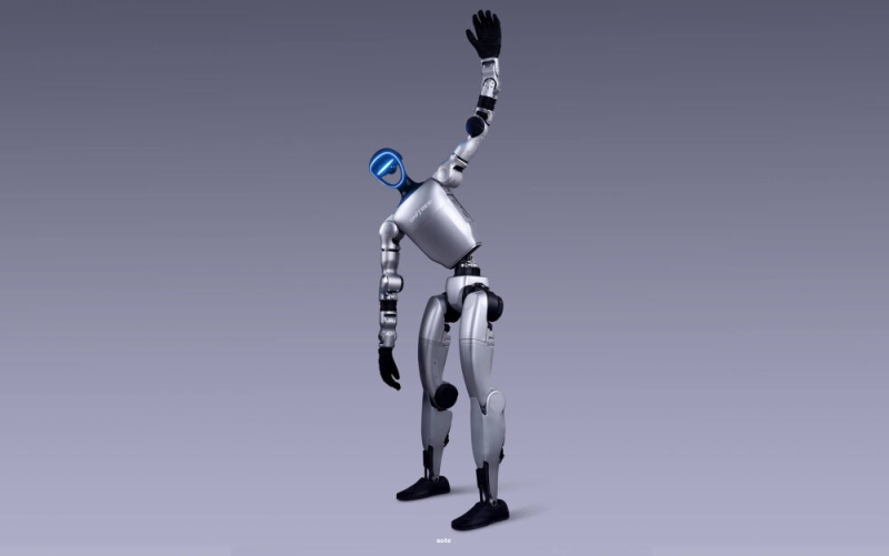 Robot humanoidalny Unitree H1 – pełne 360° pola widzenia, mapowanie i unikanie przeszkód dla autonomicznej nawigacji.