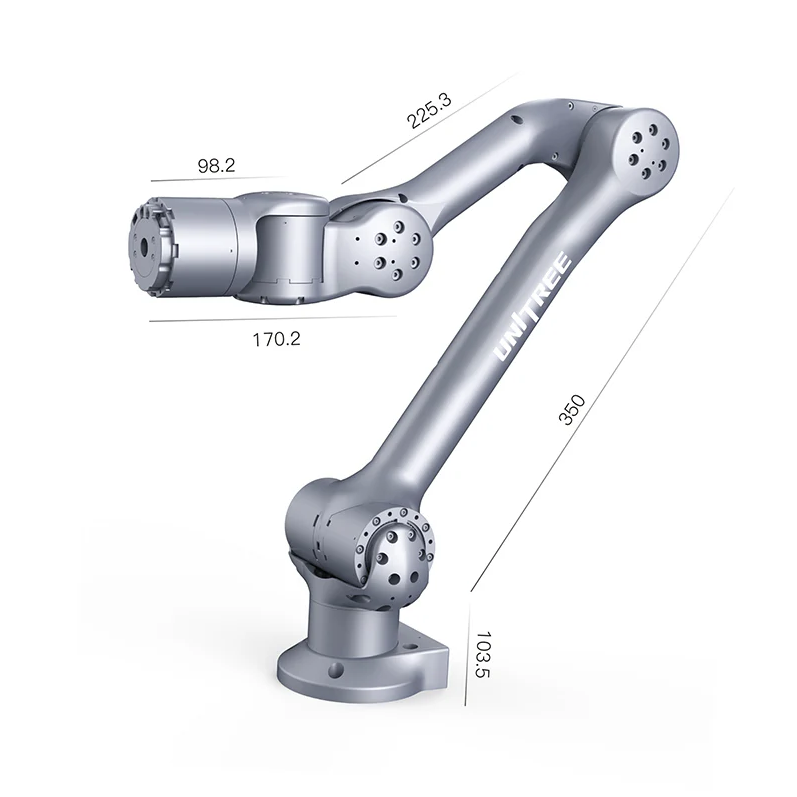 Unitree Z1 Pro – kompaktowy cobot z otwartym SDK do szybkiego programowania trajektorii i chwytów.