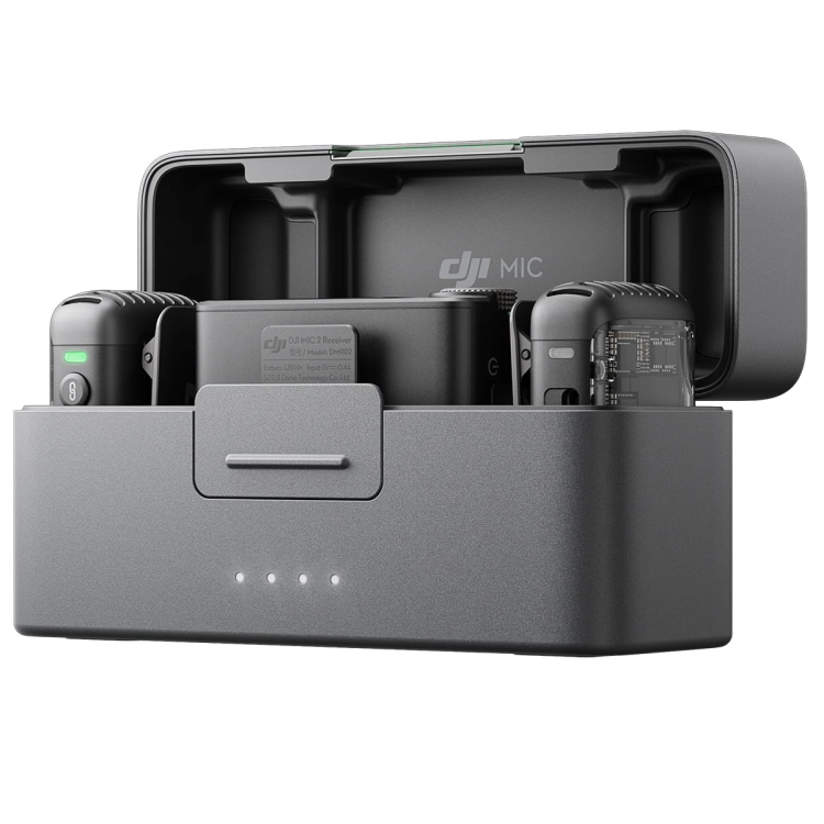 DJI Mic 2 (2 TX + 1 RX) - Bezprzewodowy system transmisji audio