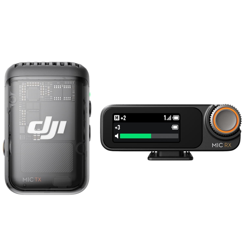DJI Mic 2 (2 TX + 1 RX) - Bezprzewodowy system transmisji audio