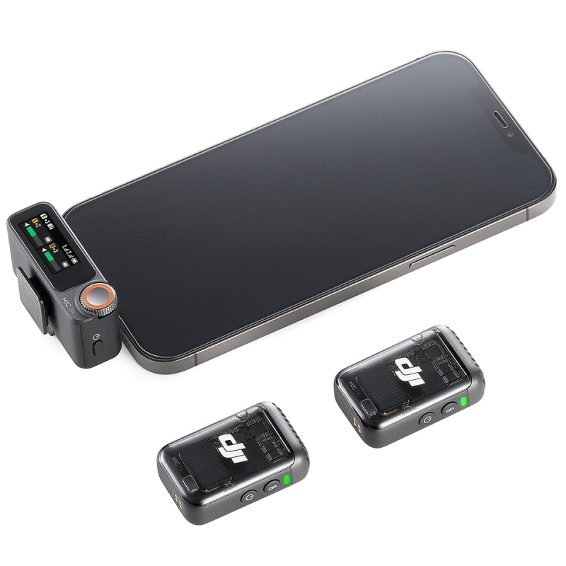 DJI Mic 2 (2 TX + 1 RX) - Bezprzewodowy system transmisji audio