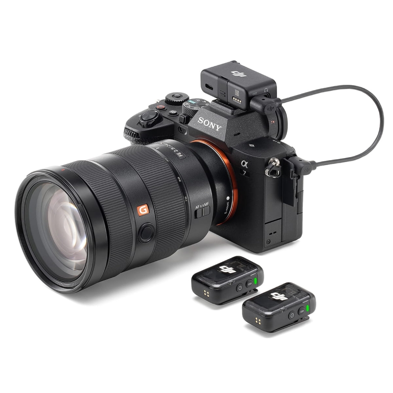 DJI Mic 2 (2 TX + 1 RX) - Bezprzewodowy system transmisji audio