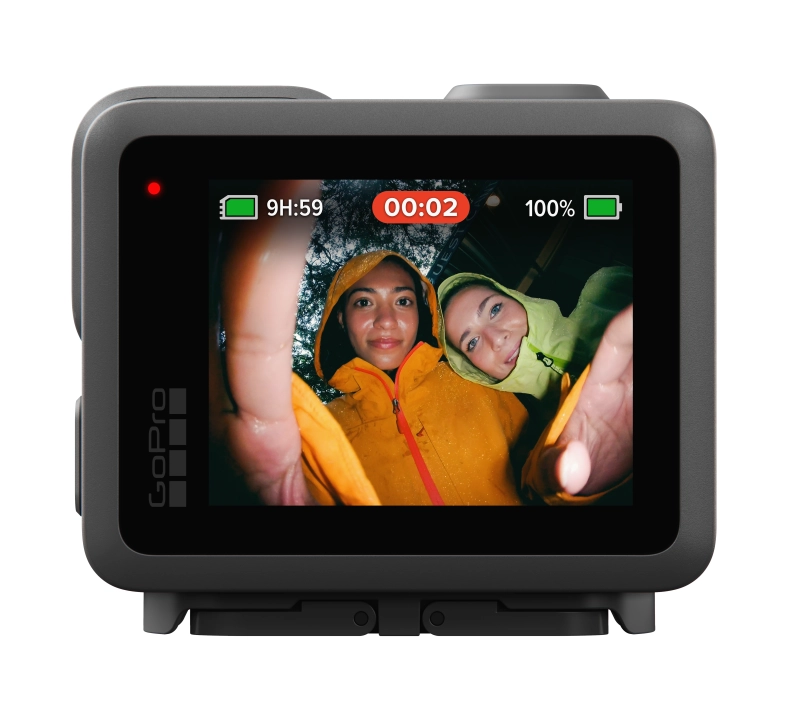 GoPro LIT HERO – wodoodporna kamera akcji (5 m) z uszkami montażowymi i gwintem 1/4″-20.