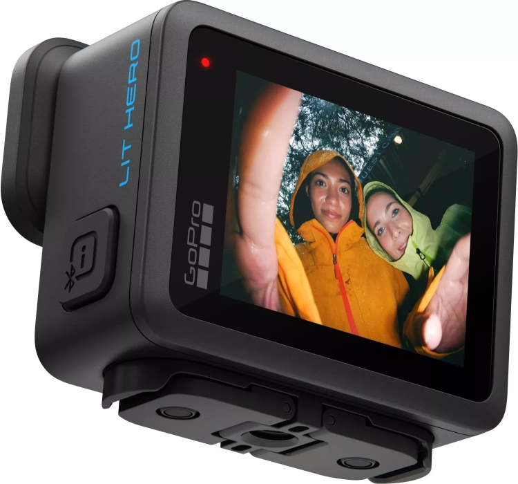 Kamera GoPro LIT HERO – wbudowana lampa (3 poziomy), dotyk 1,76″ i sterowanie głosem.