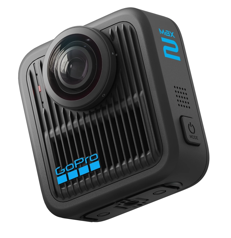 GoPro MAX2 – kamera 360° True 8K z niewidocznym mocowaniem i stabilizacją Max HyperSmooth.