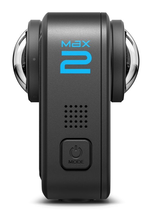 GoPro MAX2 – 4K100 / 5.6K60 slow-motion w 360° dla dynamicznych ujęć sportowych.