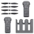Zawartość zestawu Extended Kit do DJI Mavic 4 Pro