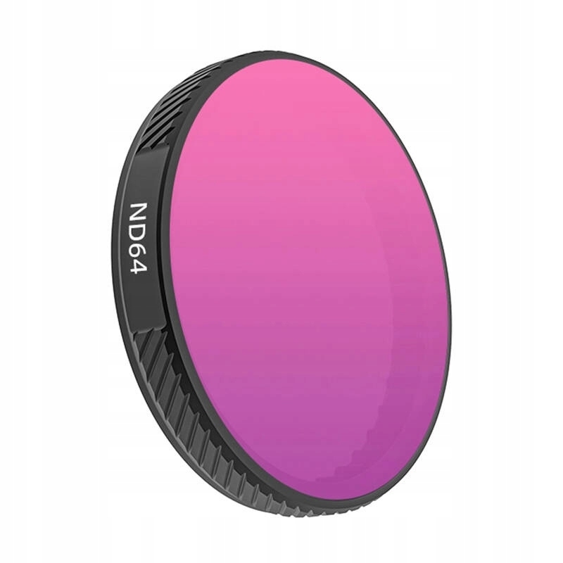 Zestaw czterech filtrów ND Sunnylife (ND8–ND64) zgodnych z DJI Action 5 Pro, Action 4 i Action 3 – kreatywna kontrola światła.