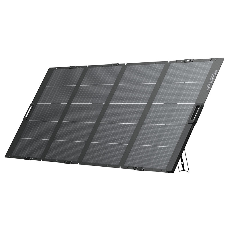 EcoFlow NextGen 400W – złożony panel solarny z uchwytem, mobilny panel fotowoltaiczny do stacji zasilania