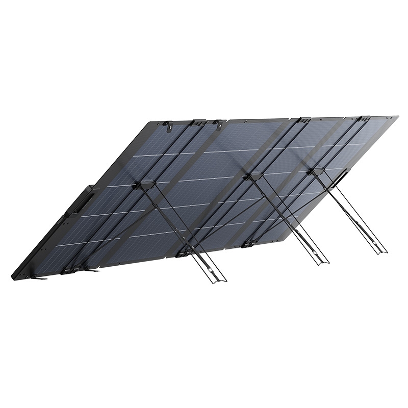 EcoFlow NextGen 400W – złożony panel solarny z uchwytem, mobilny panel fotowoltaiczny do stacji zasilania