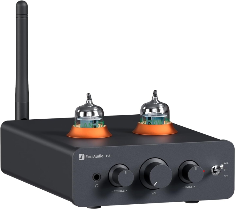 Fosi Audio P3 — lampowy preamp i wzmacniacz słuchawkowy z Bluetooth 5.1