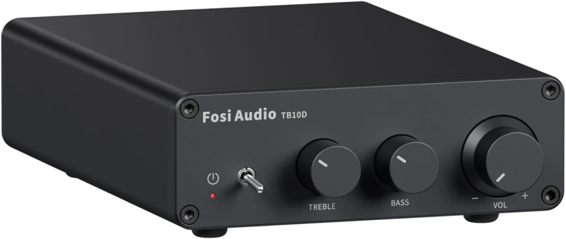 Fosi Audio TB10D — kompaktowy wzmacniacz stereo klasy D na TI TPA3255