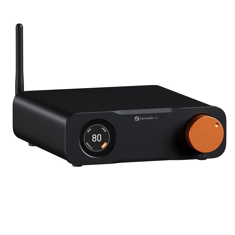 Fosi Audio ZD3 – zbalansowany DAC z wyjściami XLR i RCA, front z wyświetlaczem OLED 1.5 cala