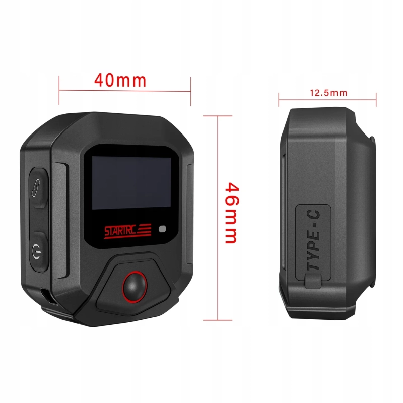 Pilot Bluetooth GPS do kamer DJI Action 4 / 5 Pro