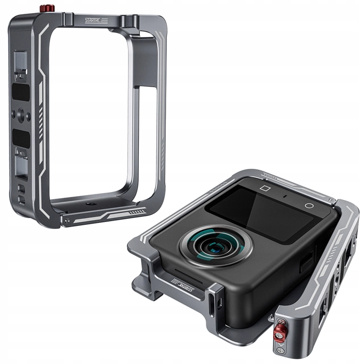STARTRC do DJI Osmo 360 — aluminiowa ramka z zimną stopką i gwintami 1/4″.