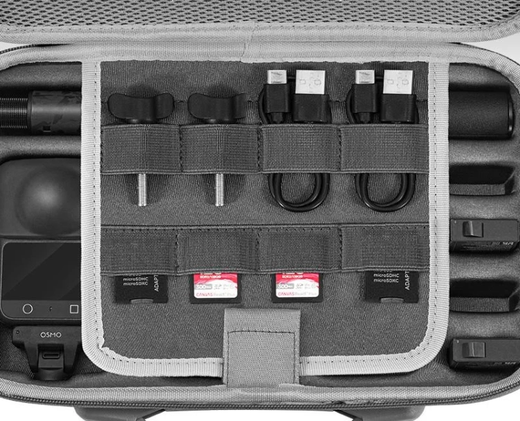 Torba etui STARTRC do kamery DJI Osmo 360 Adventure Combo - przgródka na akcesoria