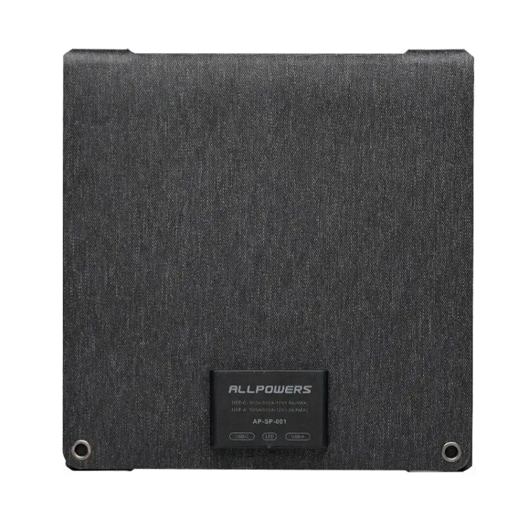 Panel Solarny ALLPOWERS SP001 21W – przenośna ładowarka USB-C-A- od góry