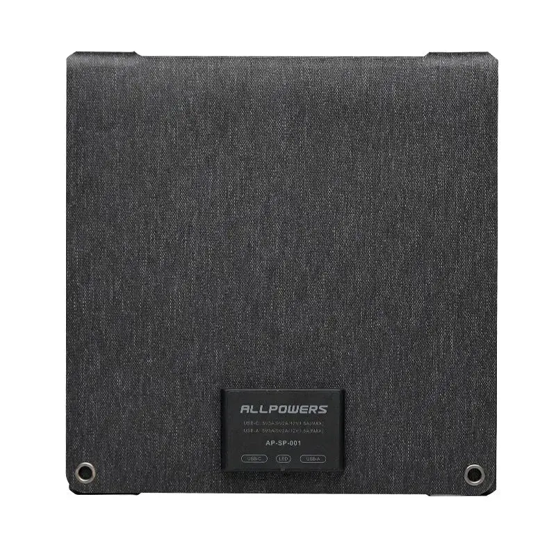 Panel Solarny ALLPOWERS SP001 21W – przenośna ładowarka USB-C-A- od góry