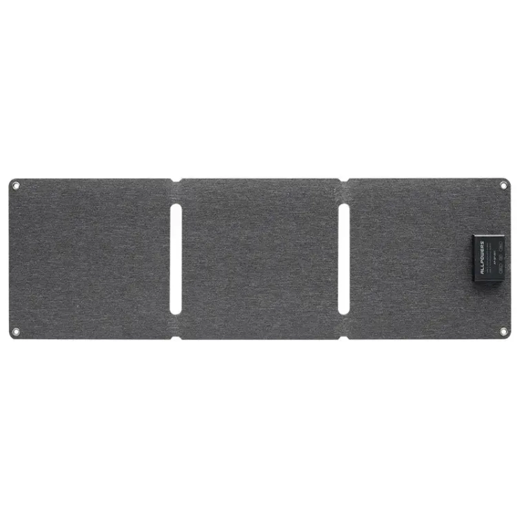 Panel Solarny ALLPOWERS SP001 21W – przenośna ładowarka USB-C-A- rozłożony od dołu
