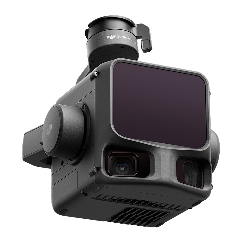 DJI Zenmuse L3 LiDAR z wiązką o dywergencji 0,25 mrad