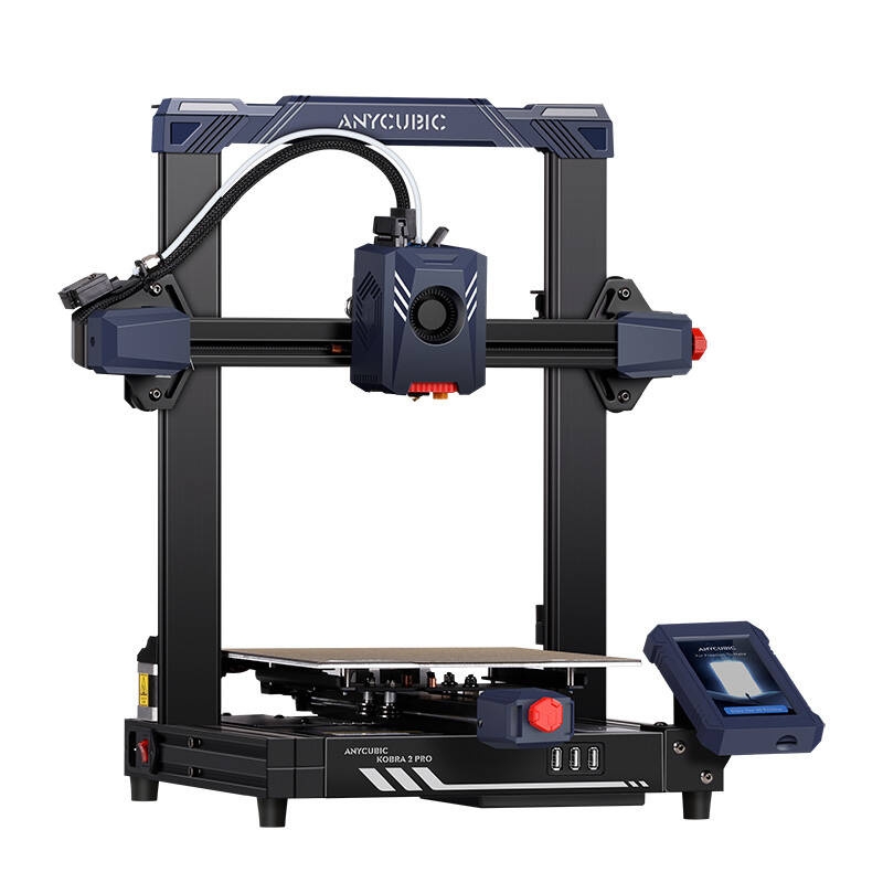 Anycubic Kobra 2 Pro bezpośredni ekstruder z dwiema przekładniami nad głowicą