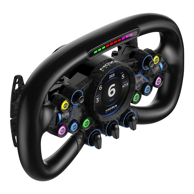 Moza Racing Vision GS RS064 w pełni konfigurowalny interfejs UI dla simracingu