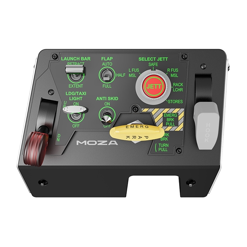 Moza Racing MTLP AS009 panel lotniczy z 25 programowalnymi przełącznikami do symulatorów