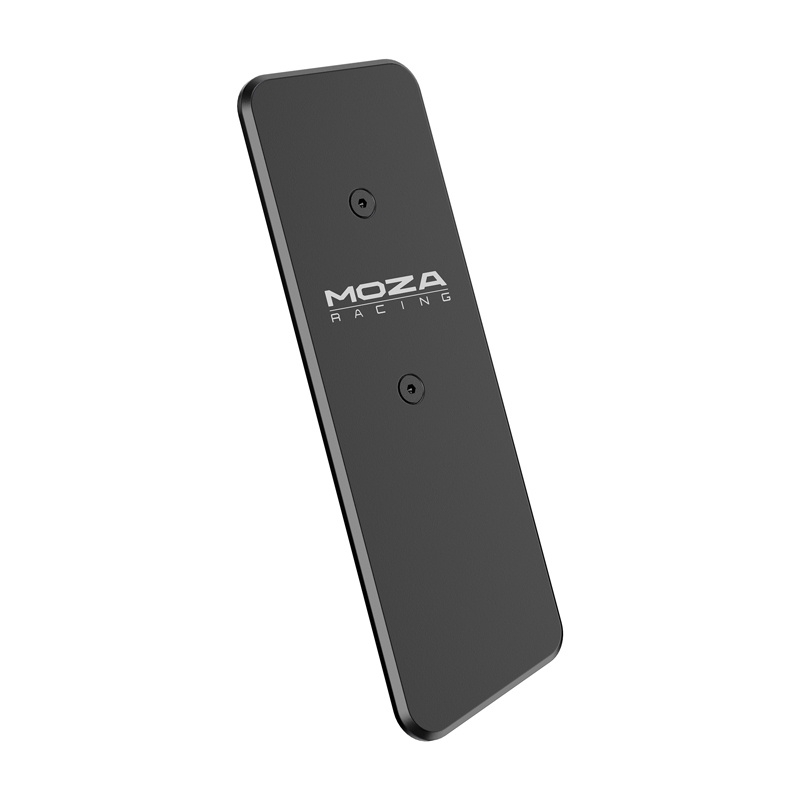 Zestaw pedałów CRP2 Moza z czarną nakładką RS073 z logo MOZA RACING