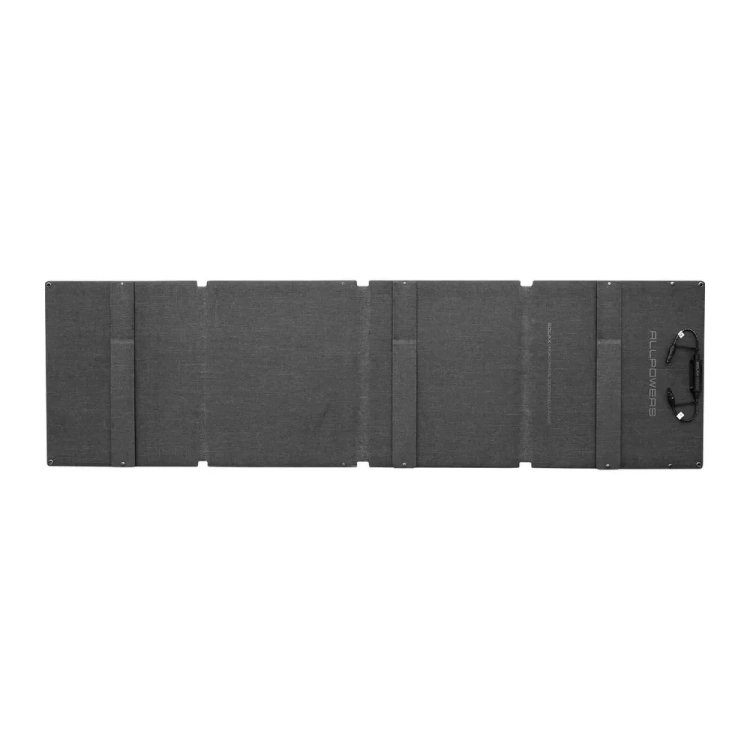Panel słoneczny ALLPOWERS SOLAX SE200 200 W z powłoką ETFE rozłożony w terenie