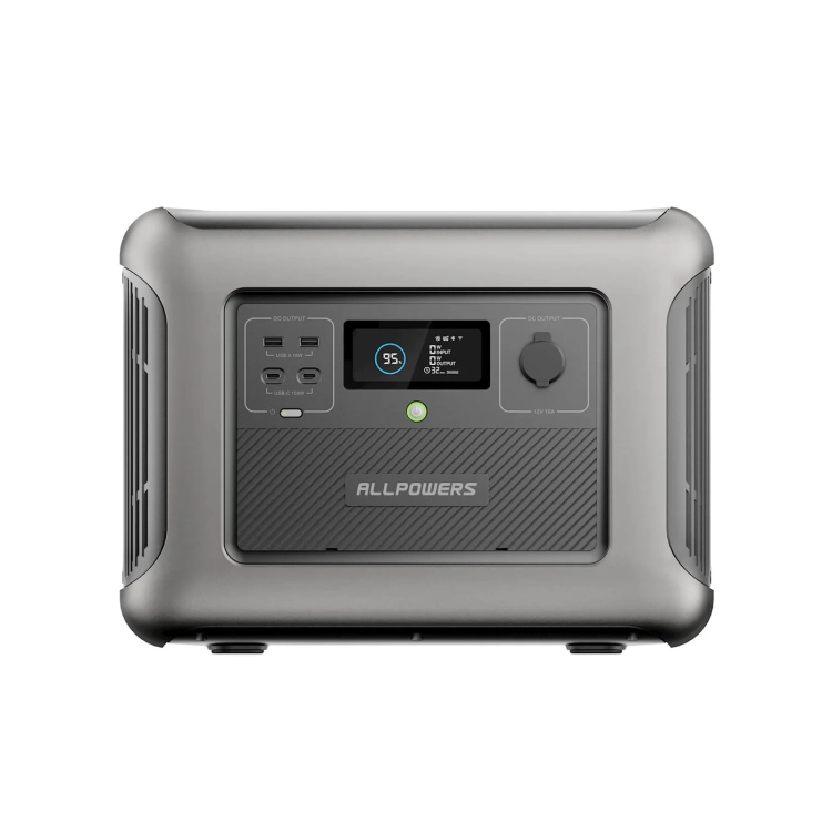 B1000 podłączona do R1500 jako moduł zwiększający pojemność do 4608 Wh