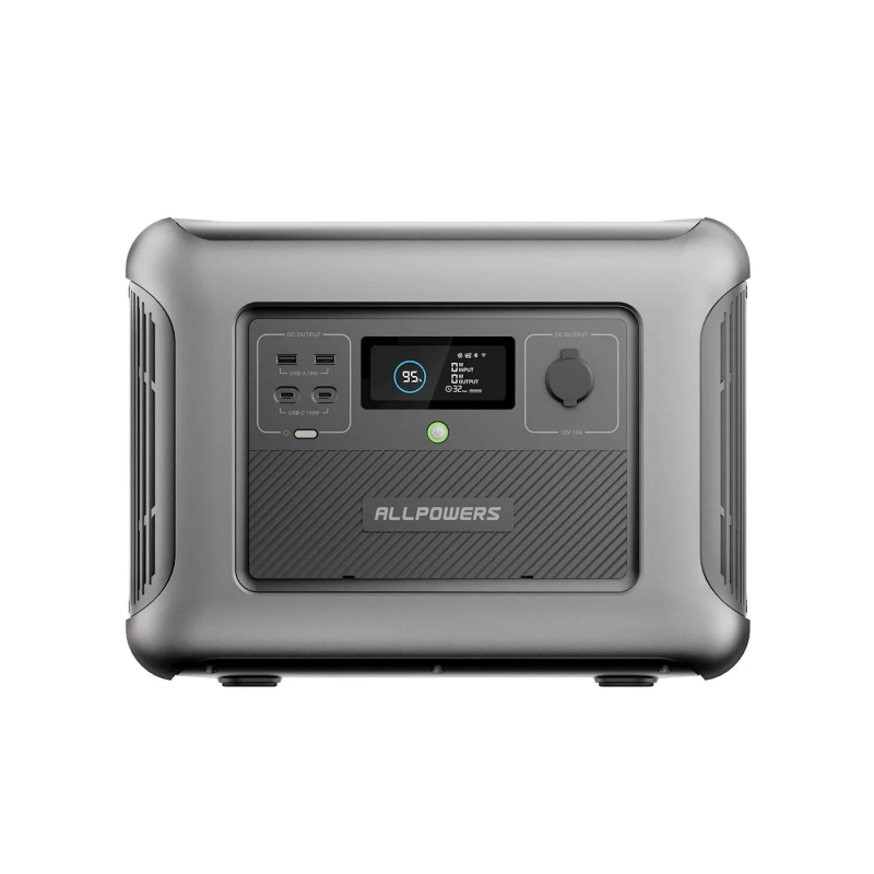 B1000 podłączona do R1500 jako moduł zwiększający pojemność do 4608 Wh