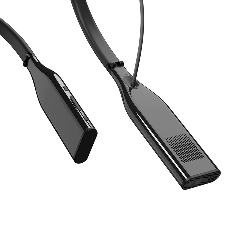 Zbliżenie na korpus VITURE Pro NKBD 128 pokazuje precyzyjne wykończenie i ergonomiczny kształt opaski.