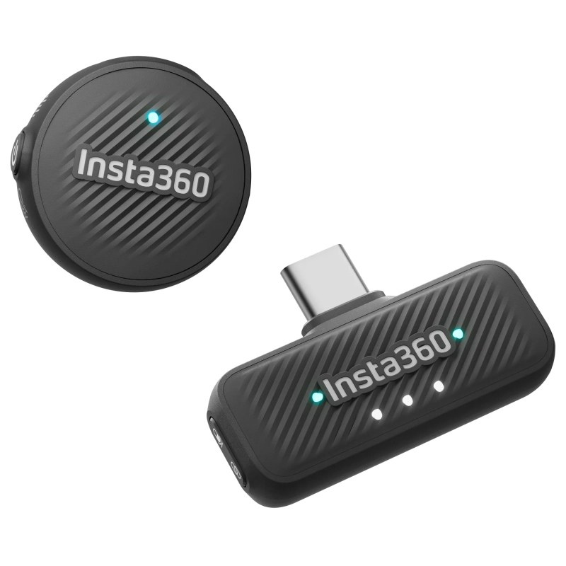 Insta360 Mic Air (1 TX + 1 RX) - Mikrofon bezprzewodowy z odbiornikiem do kamer Insta360 i smartfonów