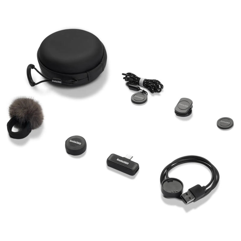 Insta360 Mic Air (1 TX + 1 RX) - Mikrofon bezprzewodowy z odbiornikiem do kamer Insta360