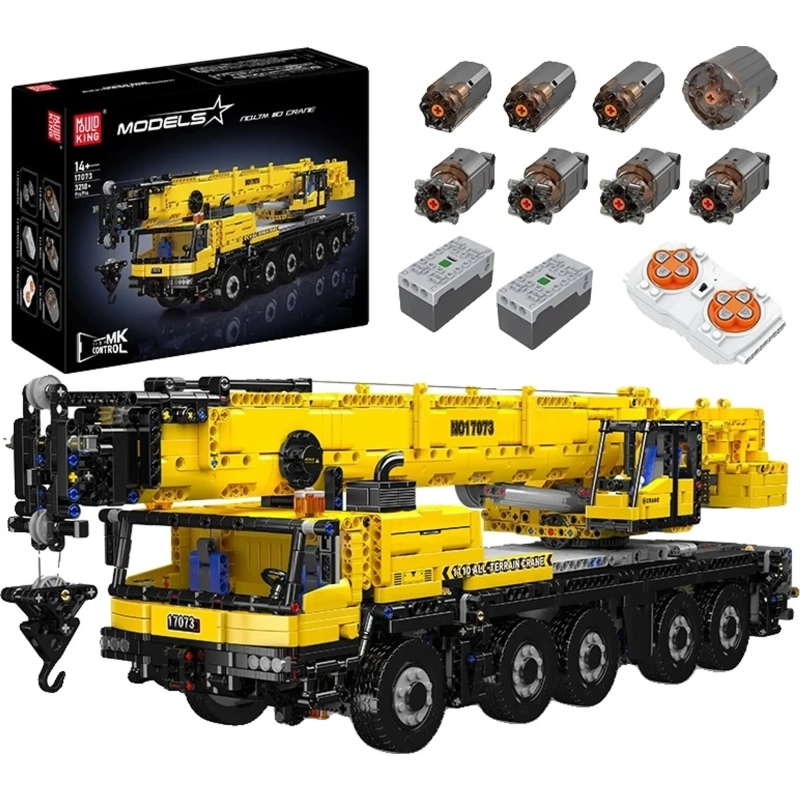 Klocki Mould King 17073 - zdalnie sterowany dźwig LTM1110