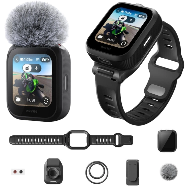 Pilot GPS z wbudowanym mikrofonem do kamer Insta360 X5, X4 Air, Ace Pro 2