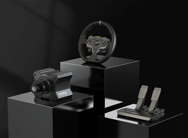 Moza baza R5 Bundle RS20 Kierownica z pedałami