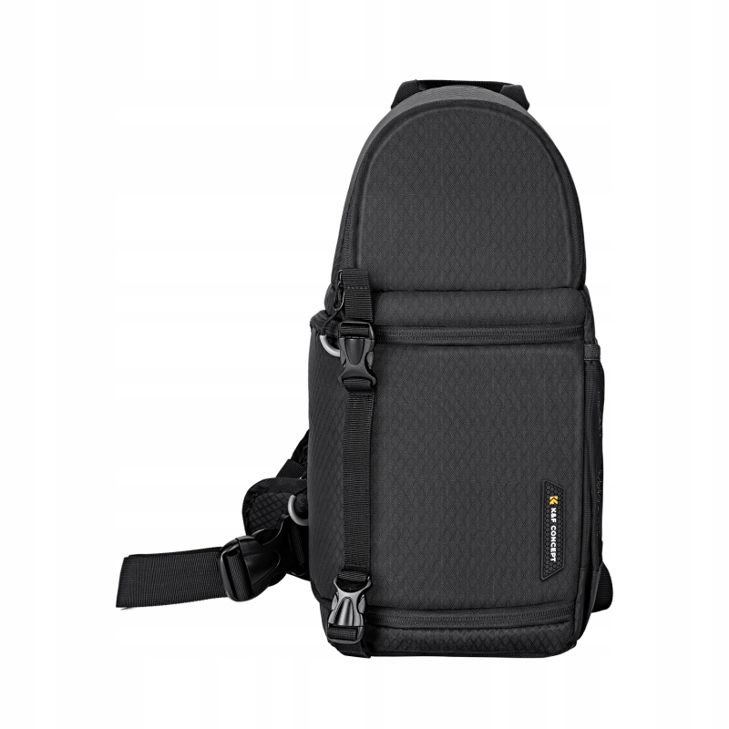 Wodoodporny materiał nylonowy plecaka chroni zawartość przed deszczem i wilgocią.