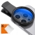 Filtr polaryzacyjny CPL 52mm K&F Concept z uniwersalnym klipsem do smartfona.