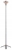 Selfie stick rozłożony do pełnej długości 158 cm dla szerokich ujęć krajobrazowych.