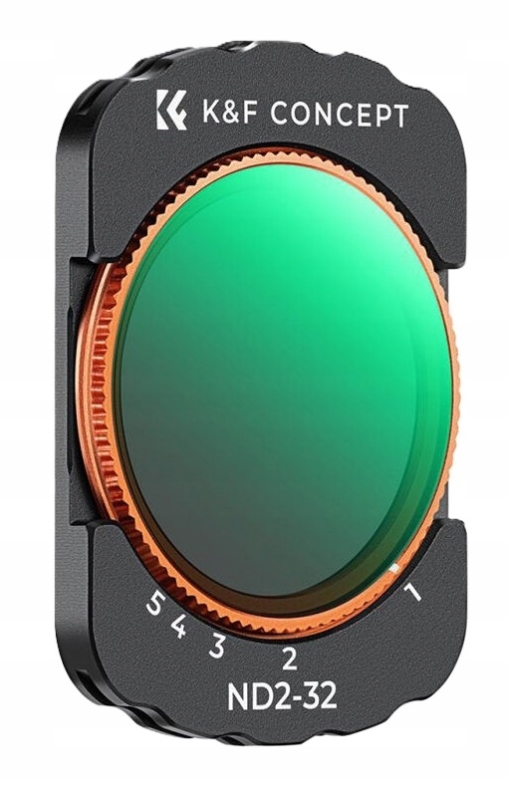 Magnetyczny filtr regulowany ND2-ND32 K&F Concept dedykowany do kamery DJI Osmo Pocket 3.
