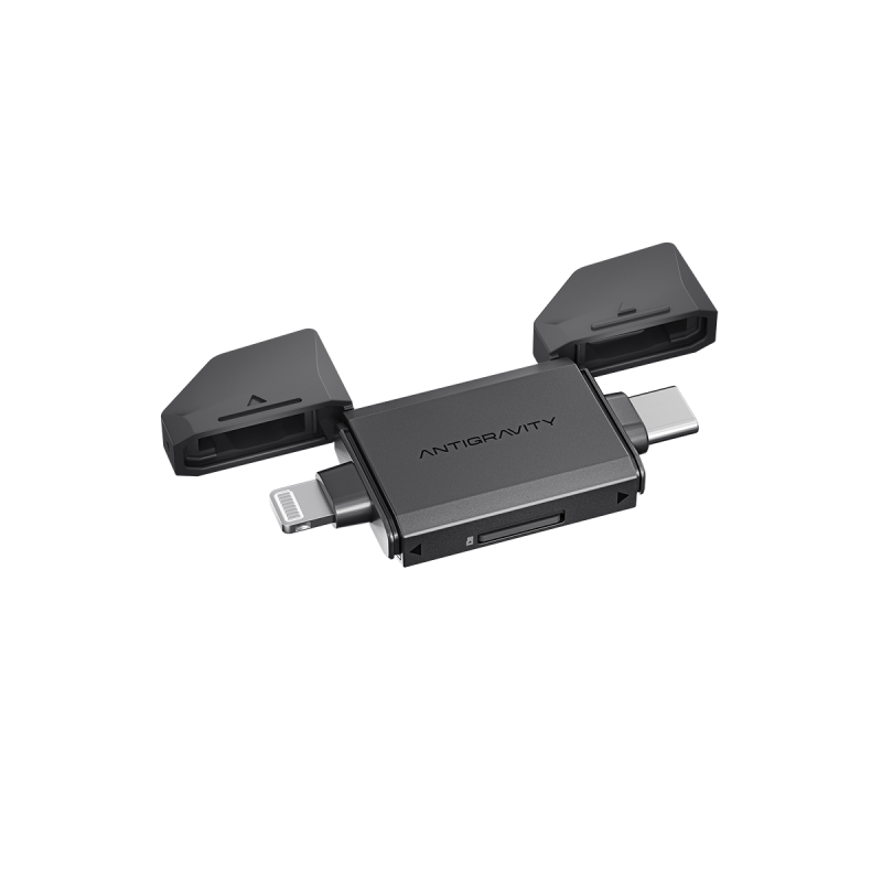 Czytnik Antigravity Quick Reader w kolorze czarnym.