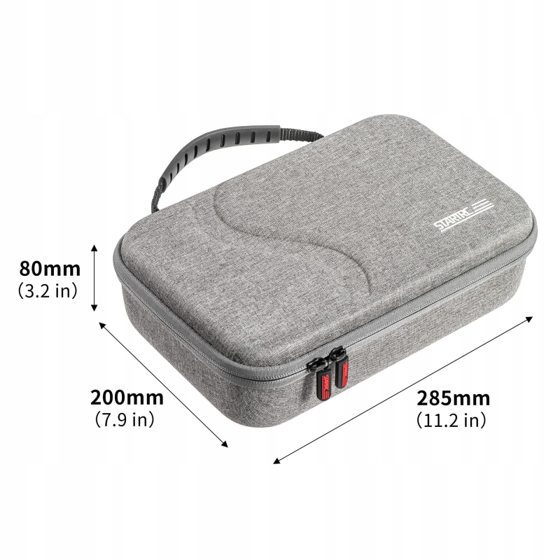 Dron DJI Neo bezpiecznie umieszczony w dedykowanym etui transportowym.