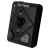 Gimbal Hohem iSteady X2 czarny – pilot zdalnego sterowania z logo, widok pod kątem
