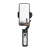 Gimbal Hohem iSteady X2 czarny ze smartfonem w pionie, widok z przodu