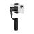 Gimbal Hohem iSteady X2 czarny ze smartfonem, widok z tyłu na aparat telefonu