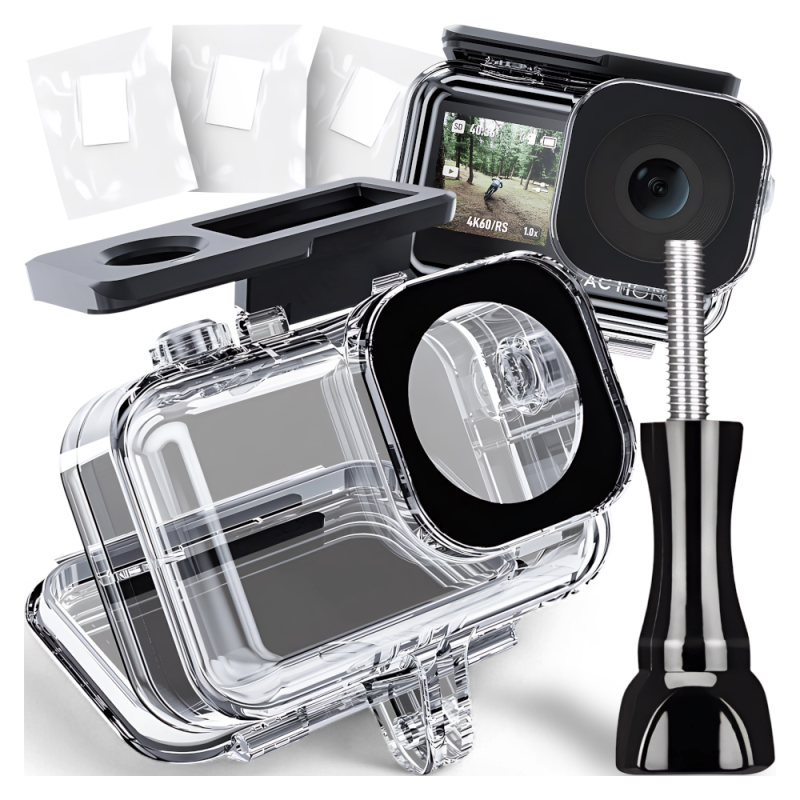 Wodoodporna Obudowa TELESIN do DJI Action 5 Pro  4  3 Zanurzenie do 45 m.png