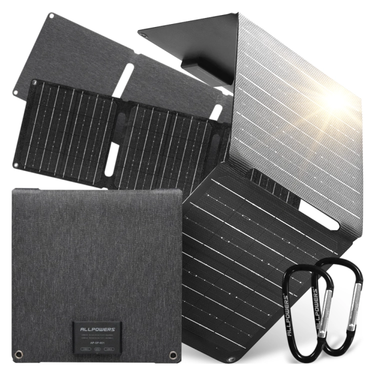 Przenośna ładowarka słoneczna panel solarny ALLPOWERS SP001 21W USB-C USB-A.png