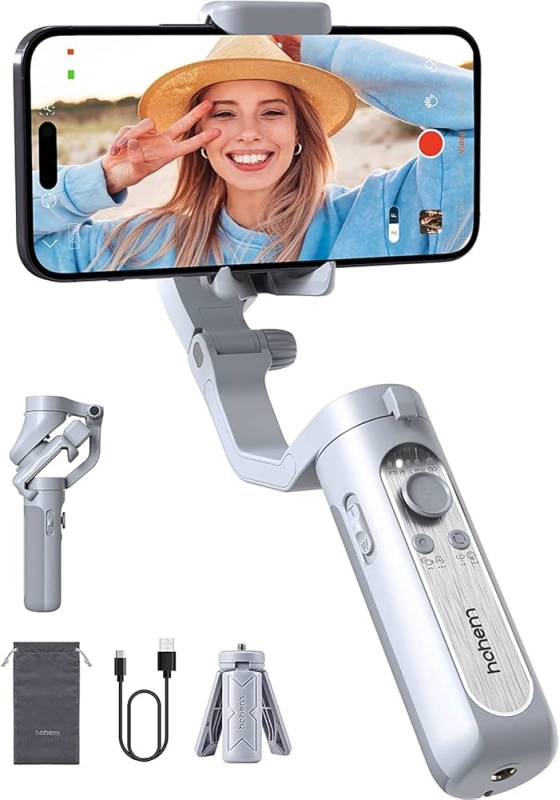 Gimbal Stabilizator do telefonu smartfona Hohem iSteady XE Szary + TRIPOD.jpg