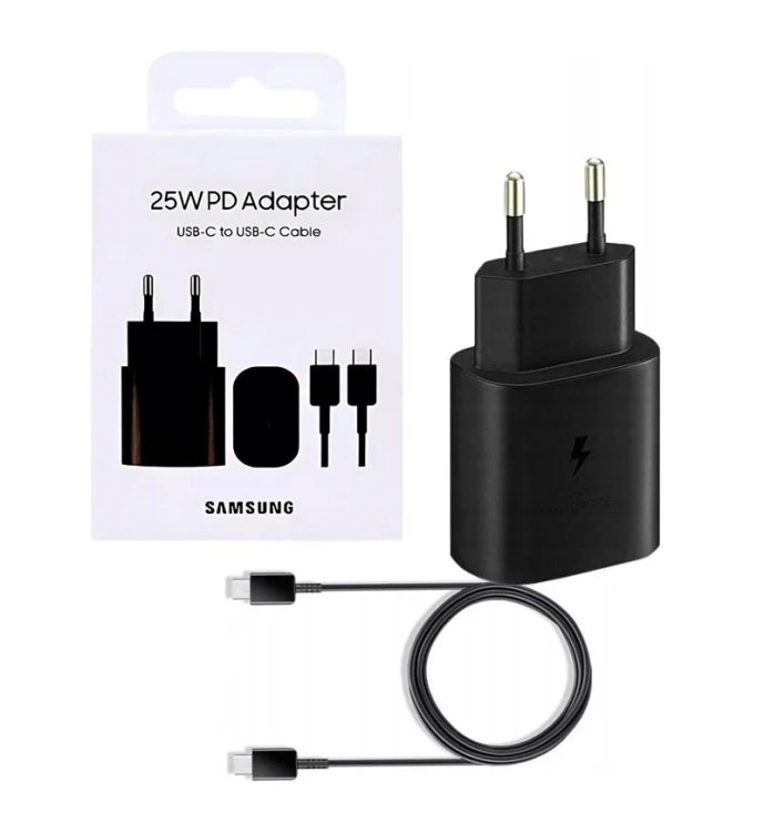 Ładowarka sieciowa Samsung USB-C Fast Charge 25W + kabel